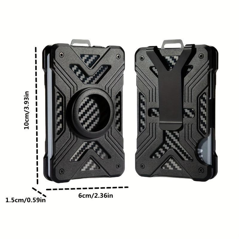 Minimalist AirTag Aluminum Alloy Card Holder RFID Wallet