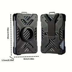 Minimalist AirTag Aluminum Alloy Card Holder RFID Wallet