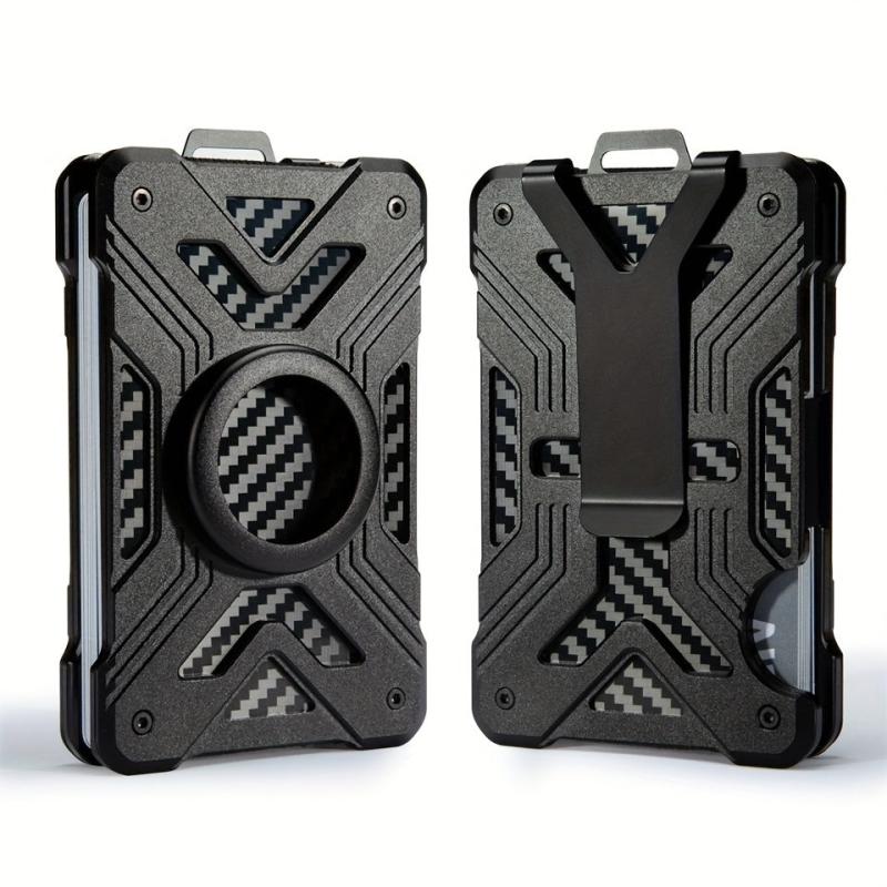 Minimalist AirTag Aluminum Alloy Card Holder RFID Wallet