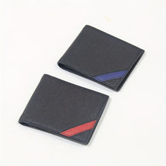 Men's Leather Short Wallet Money Clip Card Holder Purse Bifold
