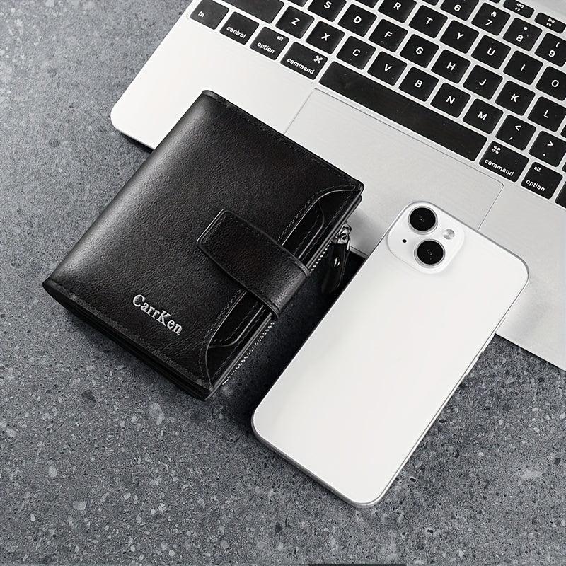Men's Large Capacity Card Holder Short Wallet