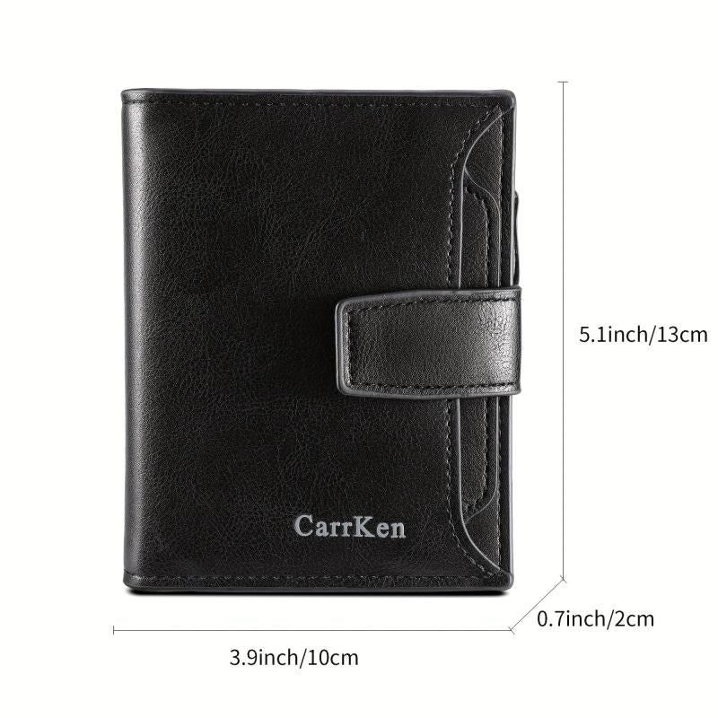 Men's Large Capacity Card Holder Short Wallet