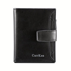 Men's Large Capacity Card Holder Short Wallet