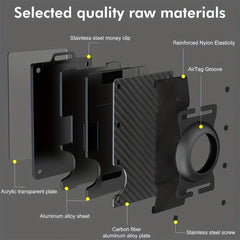 Aluminum Alloy Metal Business Card Case Holder