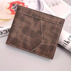 Men's Leather Money Clip Wallet Card Holder Purse