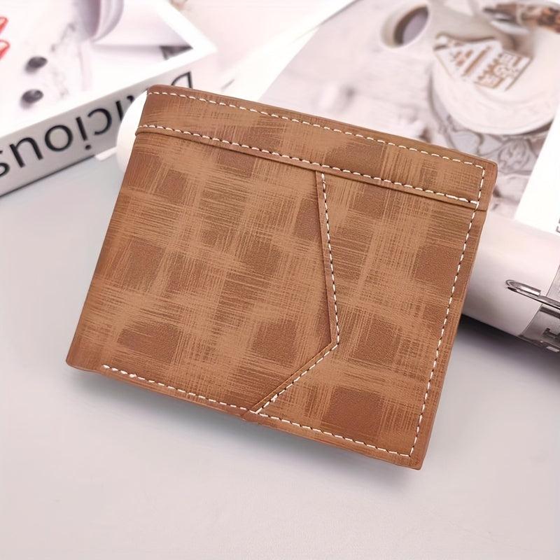 Men's Leather Money Clip Wallet Card Holder Purse