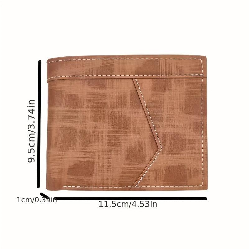 Men's Leather Money Clip Wallet Card Holder Purse