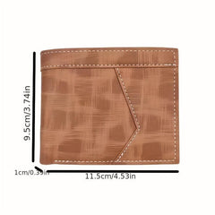 Men's Leather Money Clip Wallet Card Holder Purse