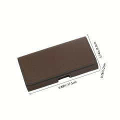 Lychee Pattern Phone Case Magnetic Belt Clip Sports Waist Bag