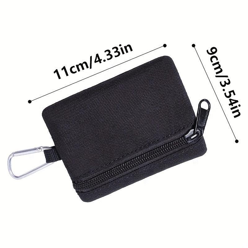 Zipper Coin Purse Pouch with Loop Mini Wallet Key Case