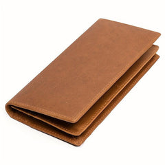 Men's Crazy Horse Leather Wallet Vintage Style