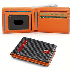 Men's Ultra thin RFID Wallet Double Pole