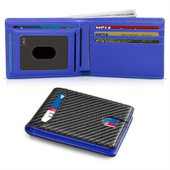 Men's Ultra thin RFID Wallet Double Pole