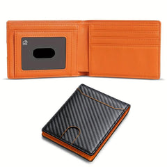 Men's Ultra thin RFID Wallet Double Pole