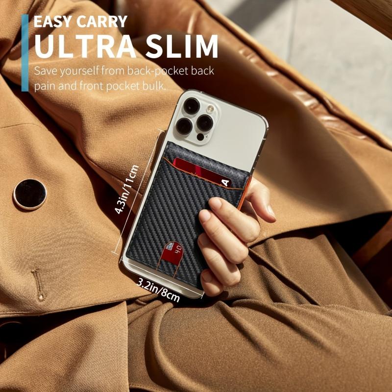 Men's Ultra thin RFID Wallet Double Pole