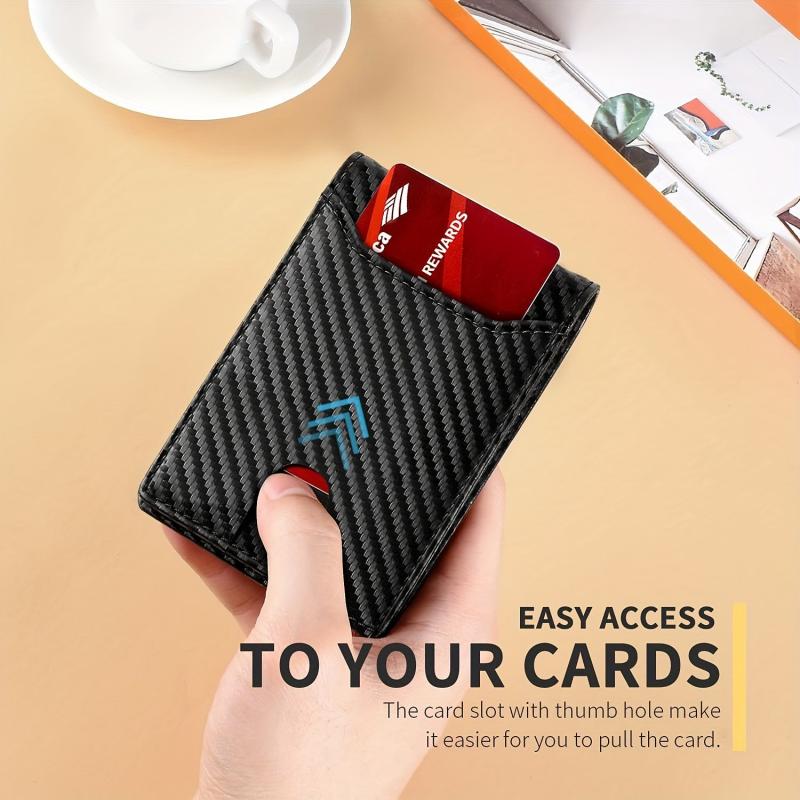 Men's Ultra thin RFID Wallet Double Pole