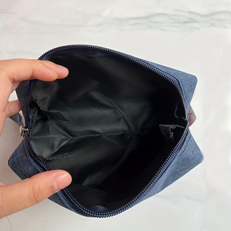 Mini Handheld Cube Cosmetic Bag Lightweight Portable Travel Storage