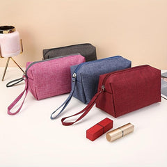 Mini Handheld Cube Cosmetic Bag Lightweight Portable Travel Storage