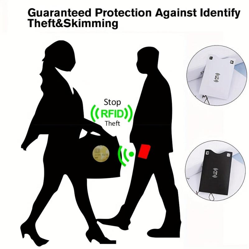 Men's RFID Blocking Smart Reader Bank Case Cover Anti Theft