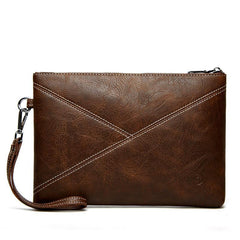 Men's Large Capacity Clutch Bag with Wristlet