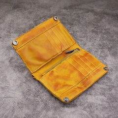 Vintage Leather Short Wallet Money Clip Card Holder Purse Coin Purse