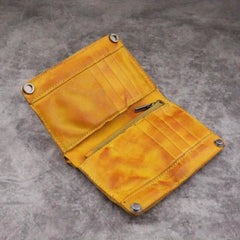 Vintage Leather Short Wallet Money Clip Card Holder Purse Coin Purse