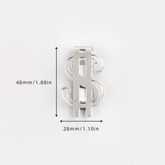 Men's Stainless Steel Money Clip Credit Card Holder