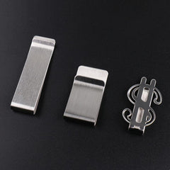 Men's Stainless Steel Money Clip Credit Card Holder