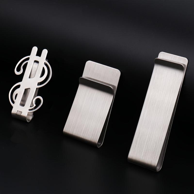 Men's Stainless Steel Money Clip Credit Card Holder