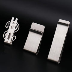 Men's Stainless Steel Money Clip Credit Card Holder
