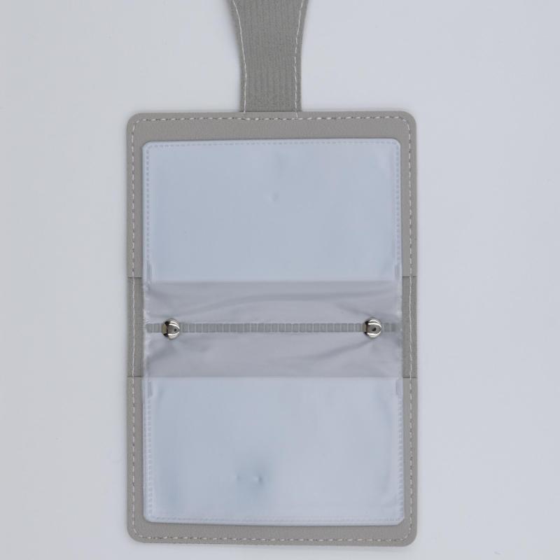 Anti theft Card Bag Leather Snap Button Card Holder Bank Card Credit Card Bag