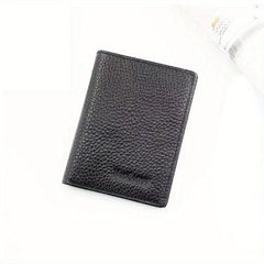 Men's Leather Ultra Thin Wallet Card ID Driving Cover Money Clip Coin Purse