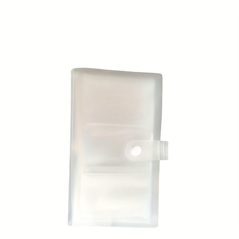 54inch Transparent Jewelry Storage Book With 84 Card Slots