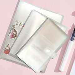 54inch Transparent Jewelry Storage Book With 84 Card Slots
