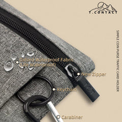 Lanyard Pouch Coin Purse Wallet Card Bag Small Zipper Wallet