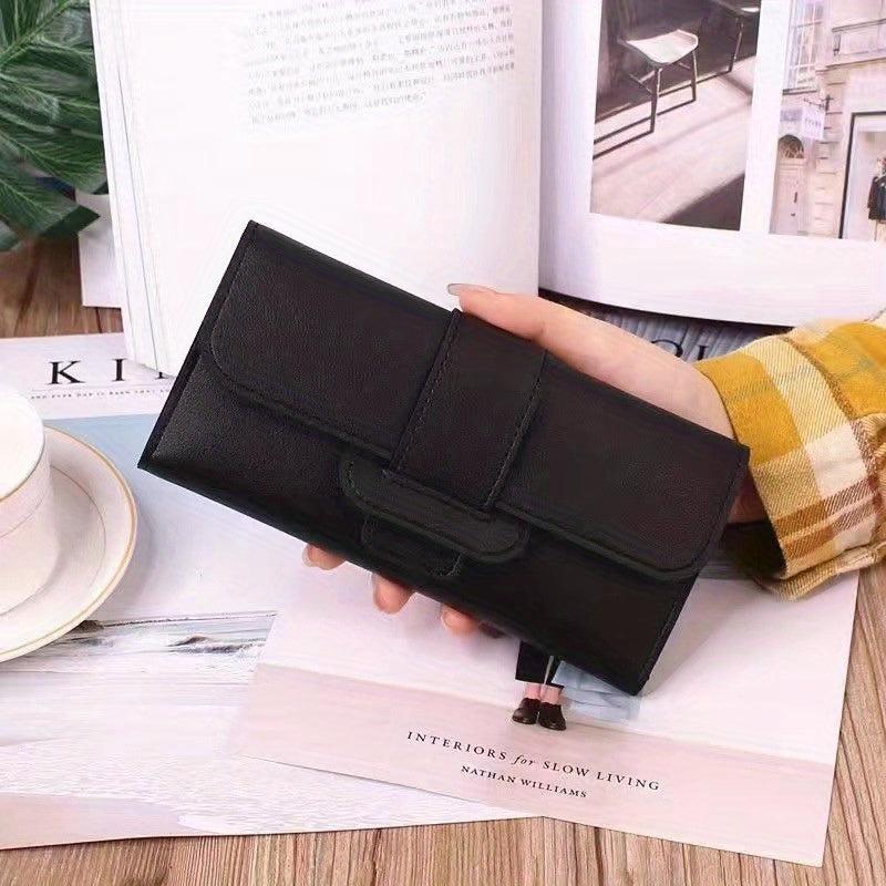 Multifunctional 3-fold Wallet PU Leather Clutch Bag