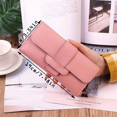Multifunctional 3-fold Wallet PU Leather Clutch Bag