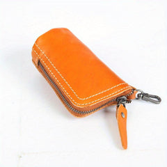 Vintage Leather Key Bag Keychain