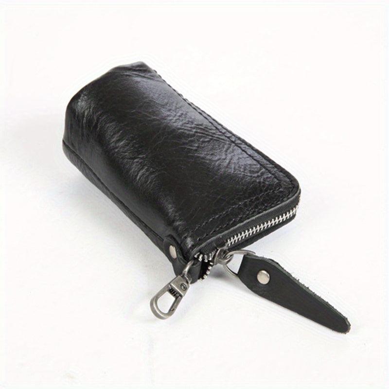Vintage Leather Key Bag Keychain
