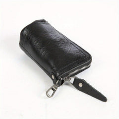 Vintage Leather Key Bag Keychain