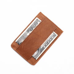 Men's Leather RFID Blocking Card Holder Slim Purse