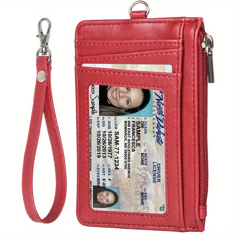 Minimalist Wallet Slim Wallet With Lanyard Credit Card Holder
