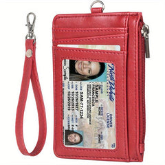 Minimalist Wallet Slim Wallet With Lanyard Credit Card Holder