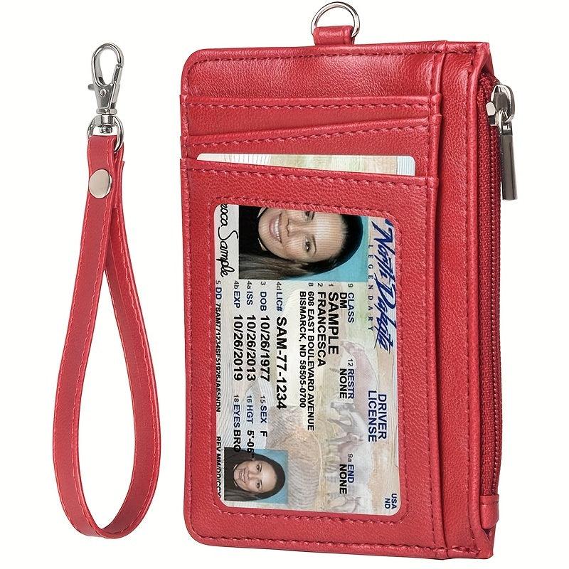 Minimalist Wallet Slim Wallet With Lanyard Credit Card Holder