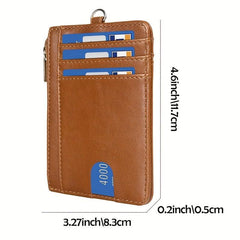Minimalist Wallet Slim Wallet With Lanyard Credit Card Holder