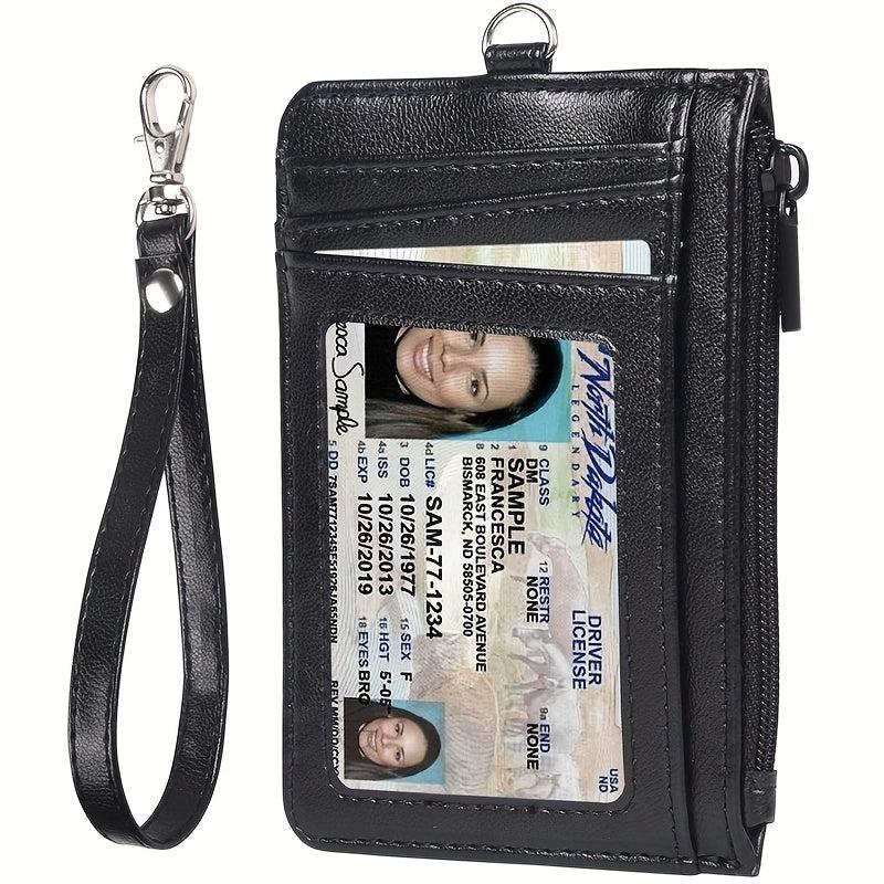 Minimalist Wallet Slim Wallet With Lanyard Credit Card Holder