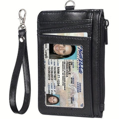 Minimalist Wallet Slim Wallet With Lanyard Credit Card Holder