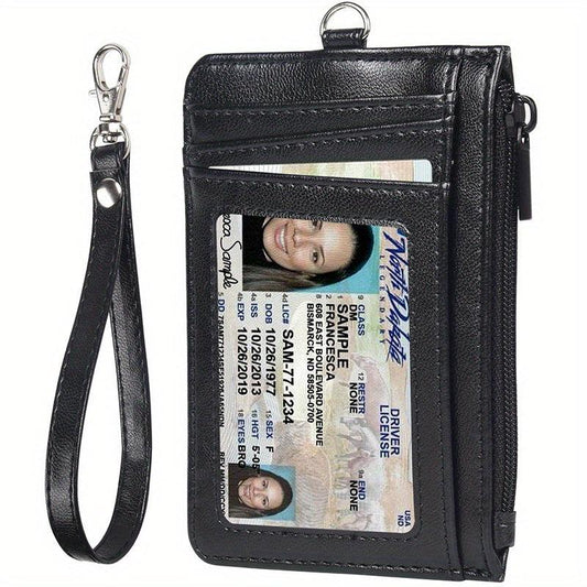 Minimalist Wallet Slim Wallet With Lanyard Credit Card Holder