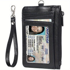 Minimalist Wallet Slim Wallet With Lanyard Credit Card Holder