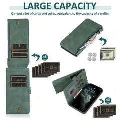 iPhone 14 Zipper Wallet Case for Business